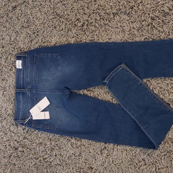 Hudson Midrise Ankle Natalie Super Skinny Blue Jeans New Women's 24 Stretch - Picture 5 of 10